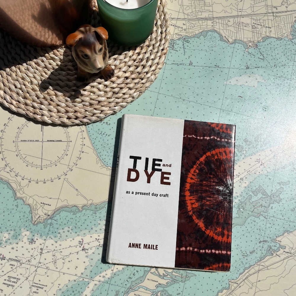 Vintage 60s Tie and Dye by Anne Maile Hardcover Book